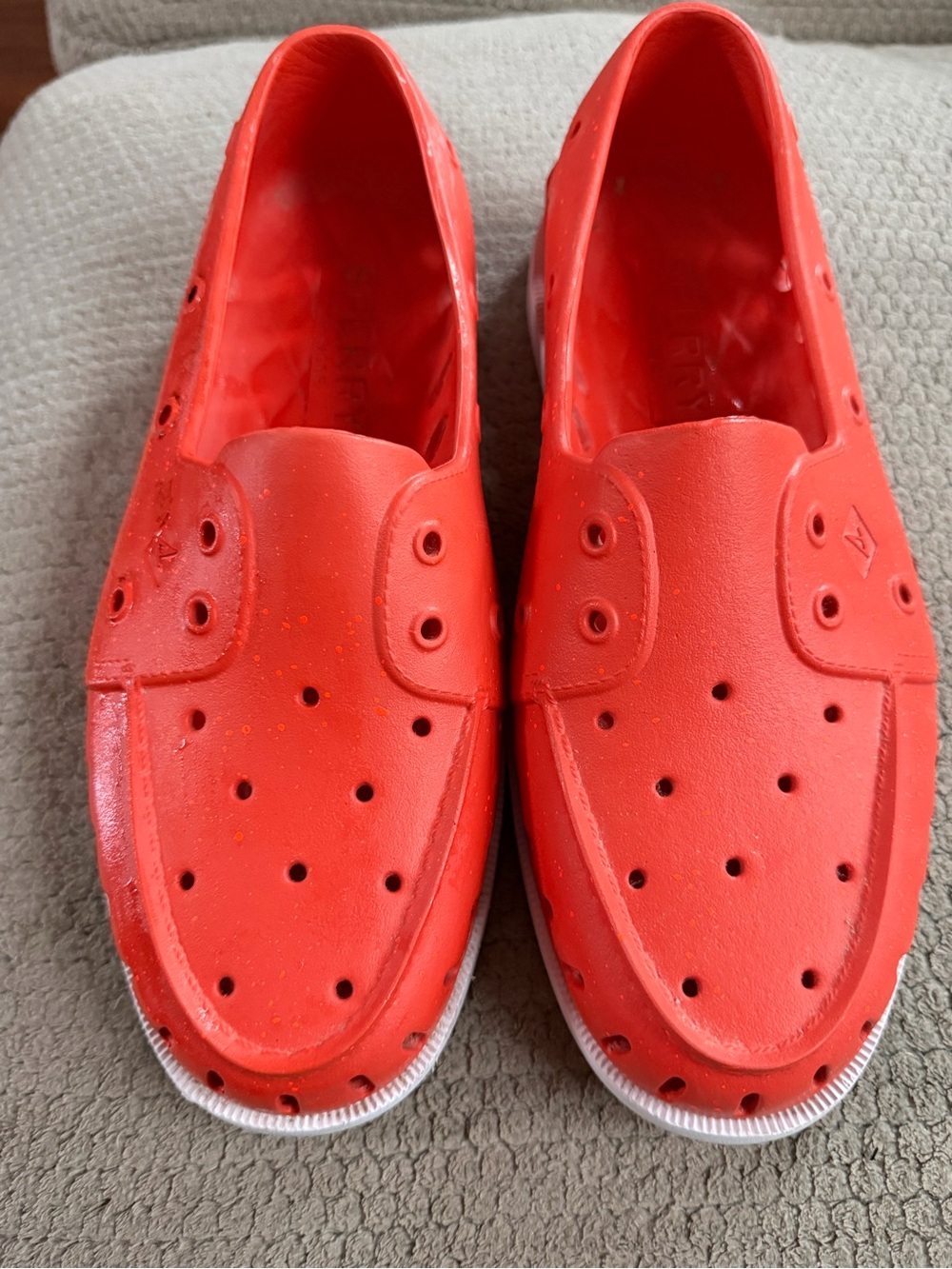 Mens SPERRY a/o Float Slide boat shoes 10